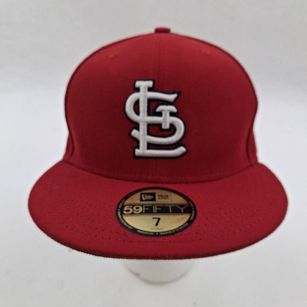 St Louis Cardinals Hat Cap Fitted Mens 7 MLB Baseball On Field New Era 59FIFTY